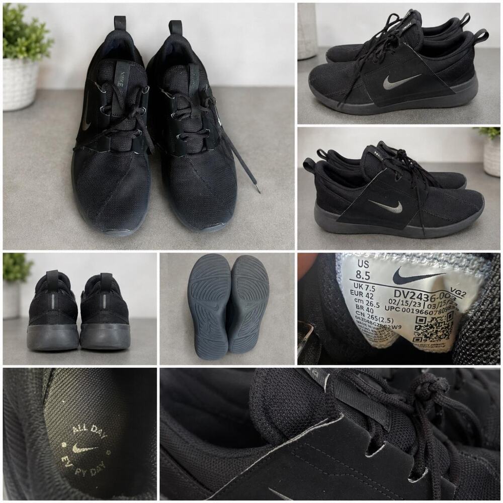 Nike black athletic sneakers US-8.5